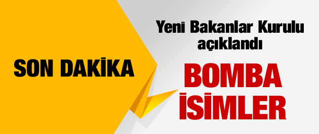 62. hükümet yeni kabine işte tüm isimler