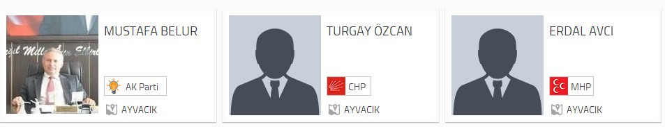  Samsun Ayvacık Belediye Başkan adayları