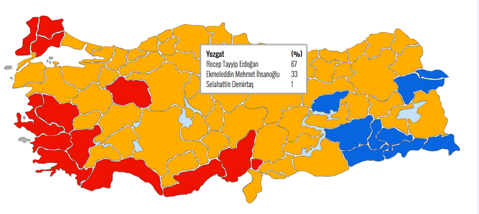 ekmeleddin ihsanoğlu'nun memleketi yozgat'ta ak parti aday erdoğan seçim yarışını açık ara önde götürüyor.jpg