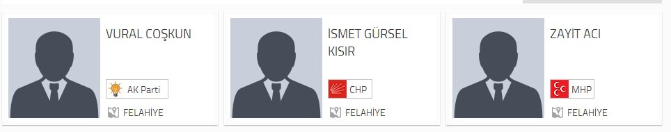 Felahiye Belediye Başkan adayları