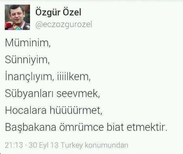 özgür özel andımız tweeti