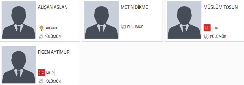 Tunceli Pülümür adayları