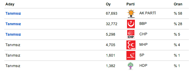 seçim, seçim sonuçları