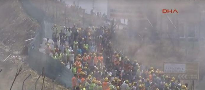 halkalıda işçi eylemi son dakika haberleri