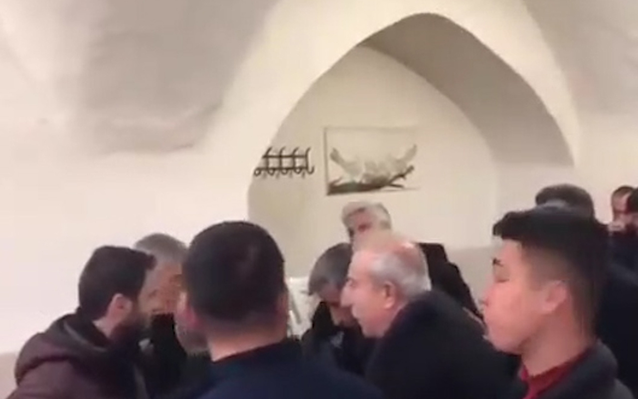 AK Parti yöneticisi Miroğlu kahvehane ziyareti sırasında gerginlik yaşandı
