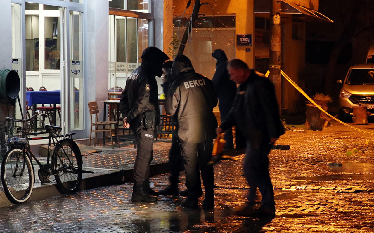 İzmir'de kahvehane önünde silahlı saldırı