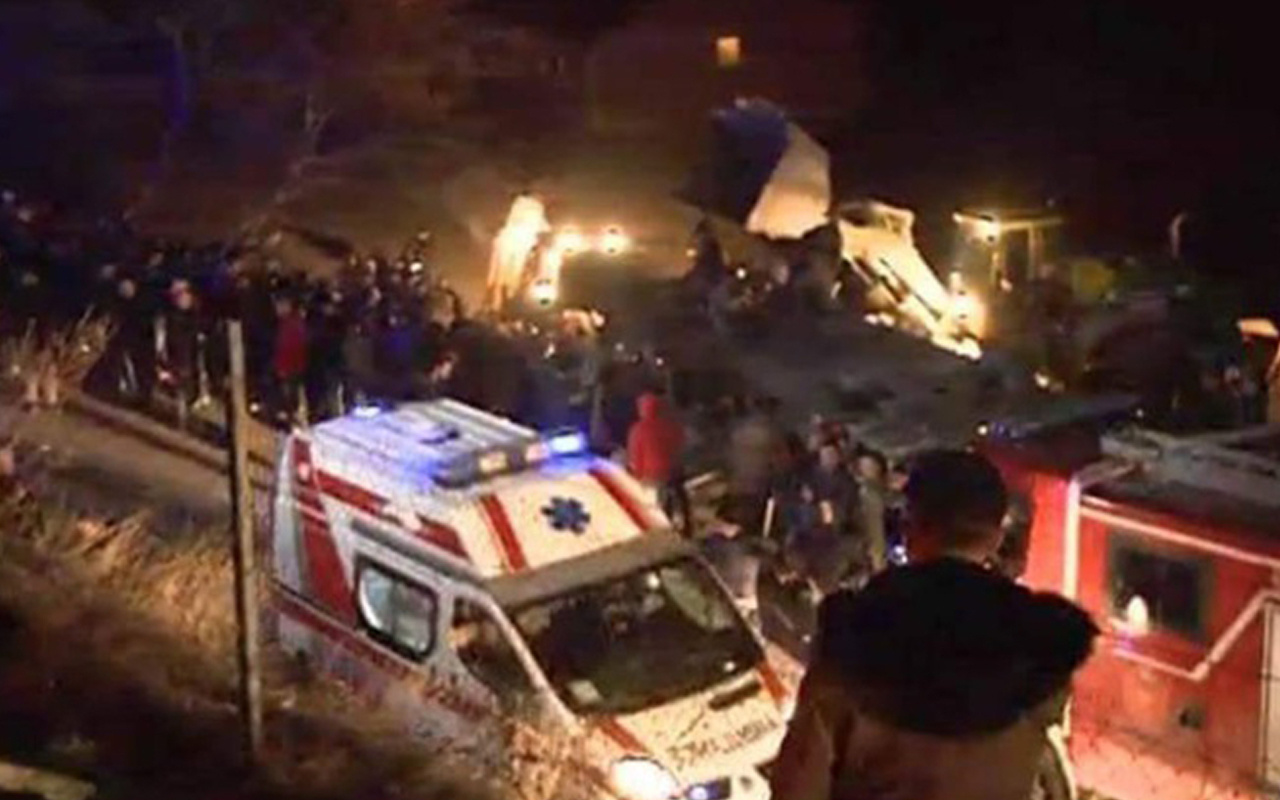Ankara'da otomobil alt sokağa uçtu! 2 yaralı