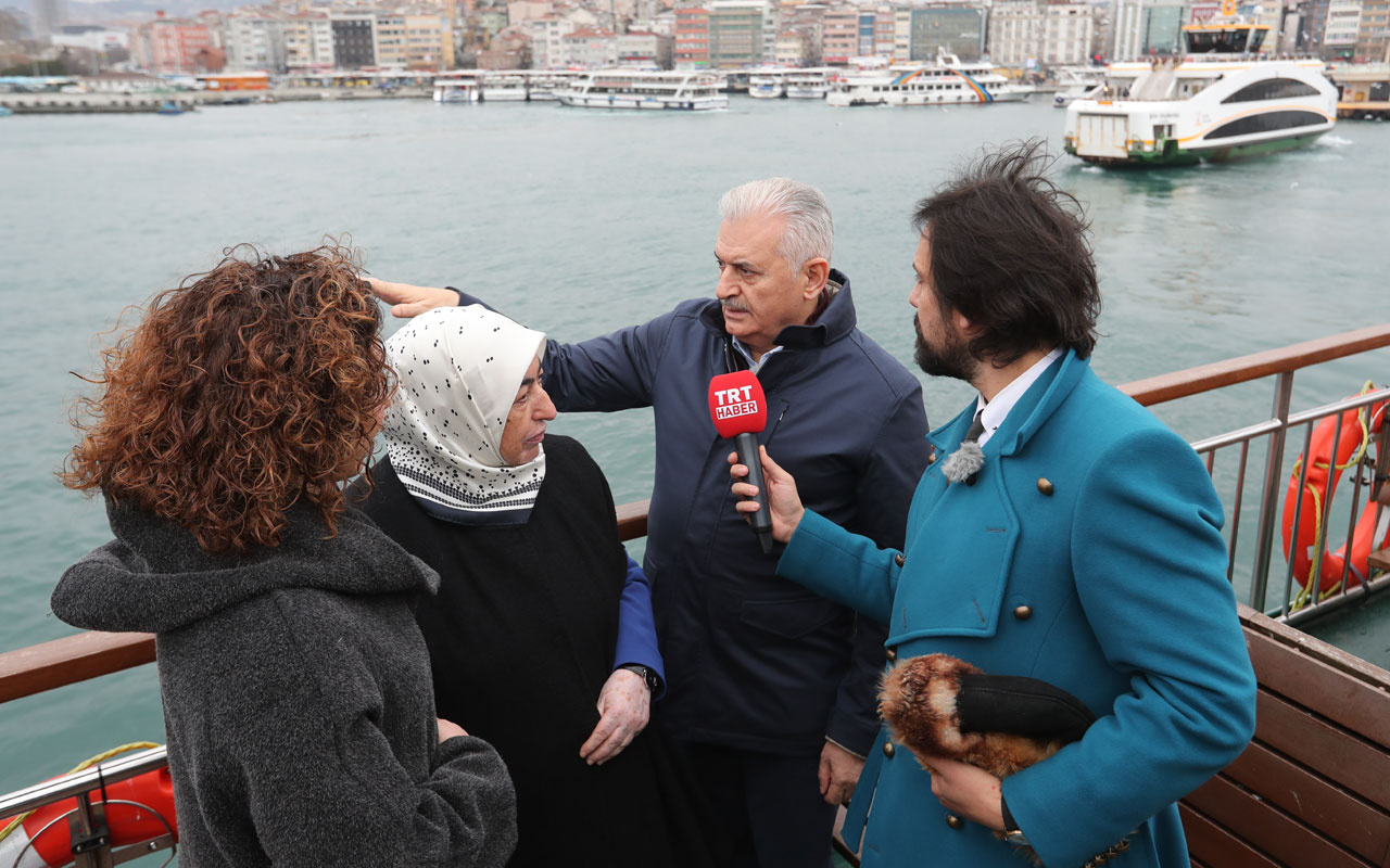 Binali Yıldırım, 'Vapurda Çay Simit Sohbet' programında