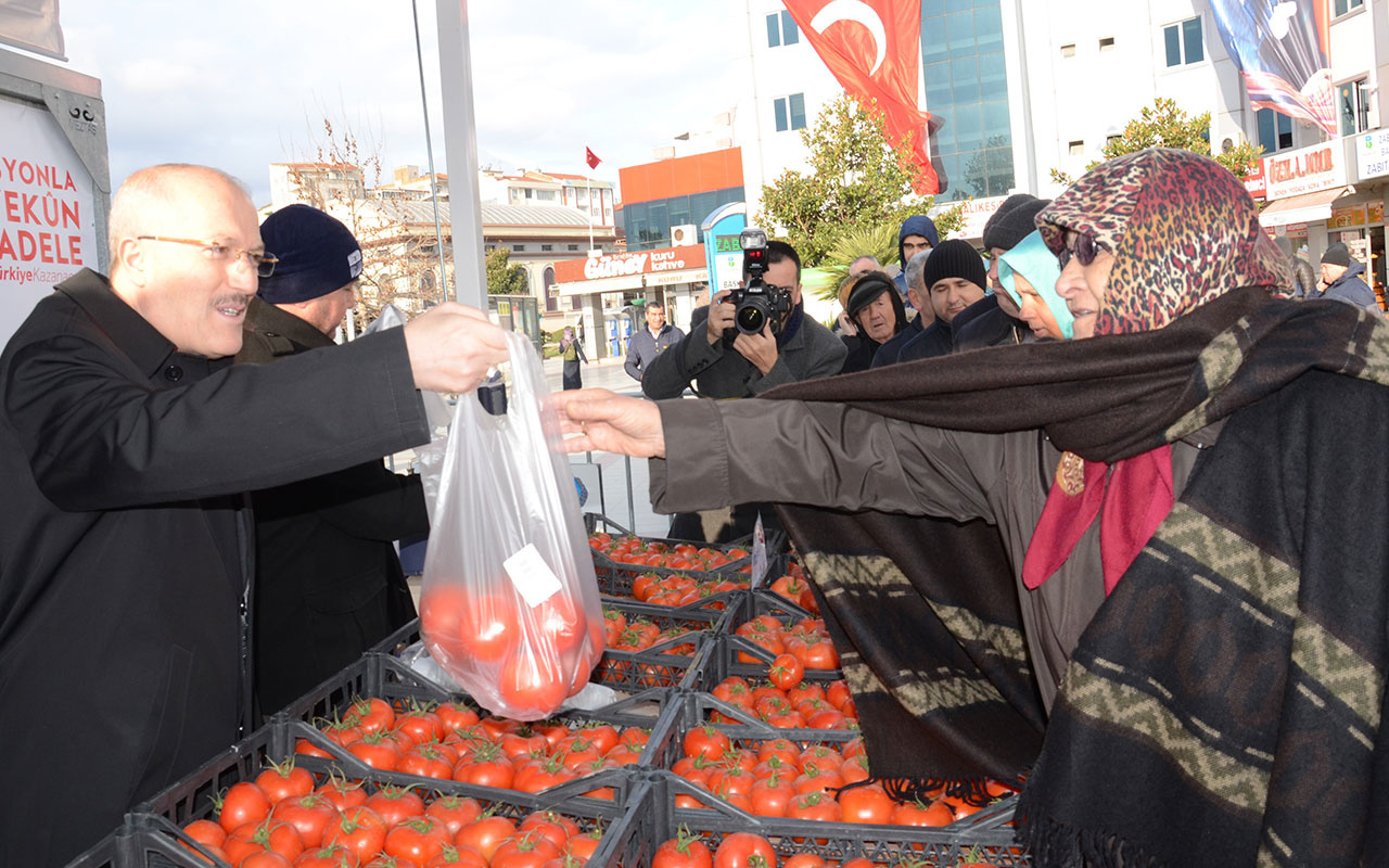 Balıkesir'de tanzim satış noktası açıldı