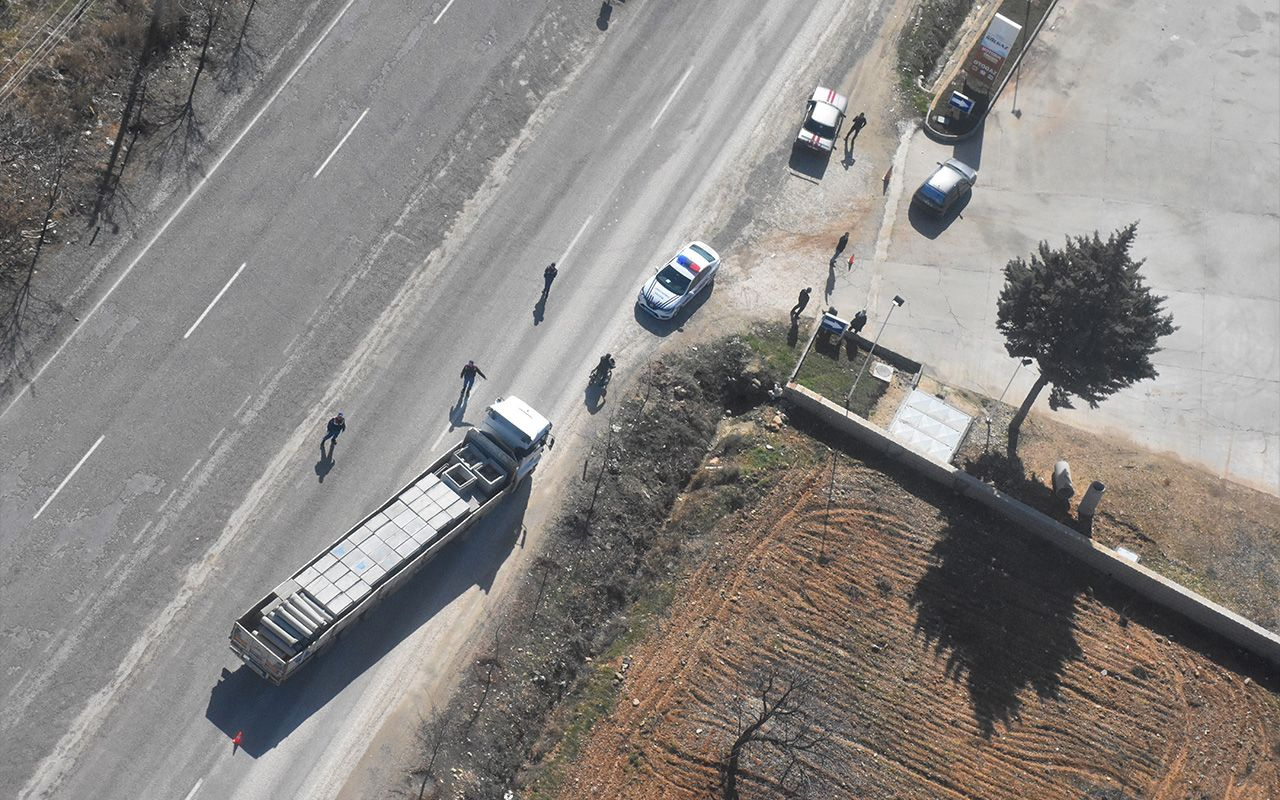 Gaziantep'te kural ihlali yapan sürücüler helikopterle tespit edildi