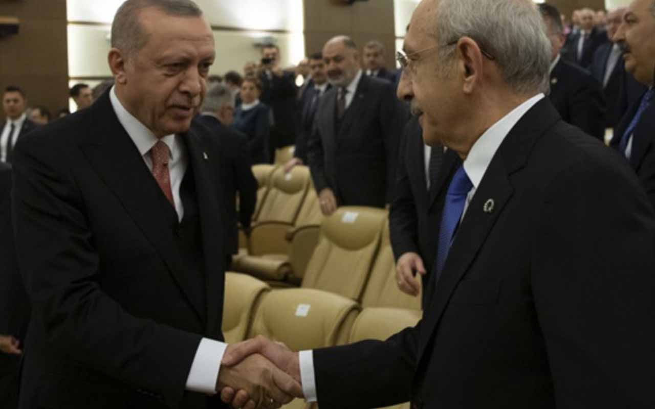 Erdoğan ve Kemal Kılıçdaroğlu törende tokalaştı!