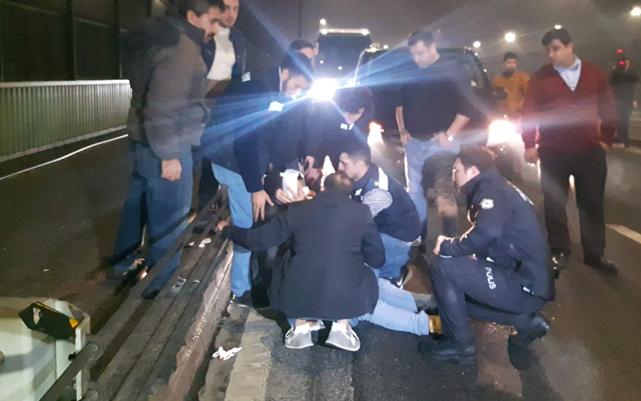 Haliç Köprüsü'nde art arda 2 trafik kazası