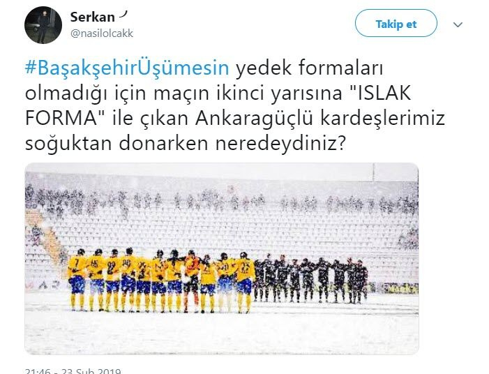 Başakşehir-Bursaspor maçı ertelendi Sosyal medyada olay oldu