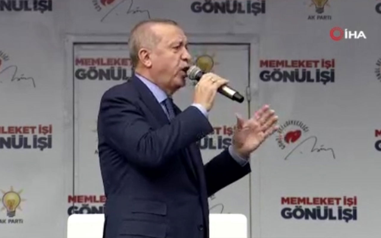 Cumhurbaşkanı Erdoğan: CHP İstiklal Marşımızı söyleyemeyenlerle ittifak halinde