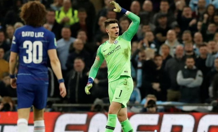 Sarri 'çık' dedi Kepa direndi! Chelsea-City maçında görülmemiş olay