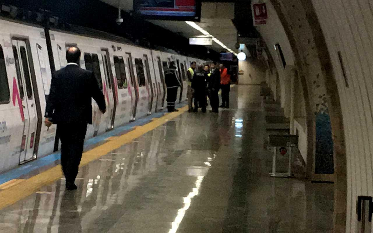 Yenikapı-Hacıosman hattında bir kişi metronun altında kaldı!