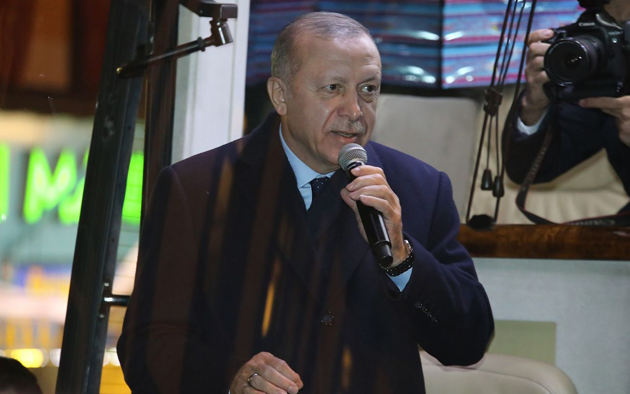 Cumhurbaşkanı Erdoğan baba ocağında