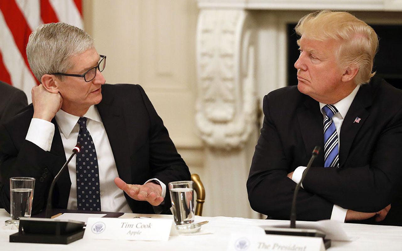 Trump'ın gafı sonrası Apple CEO'su Tim Cook'tan olay hareket