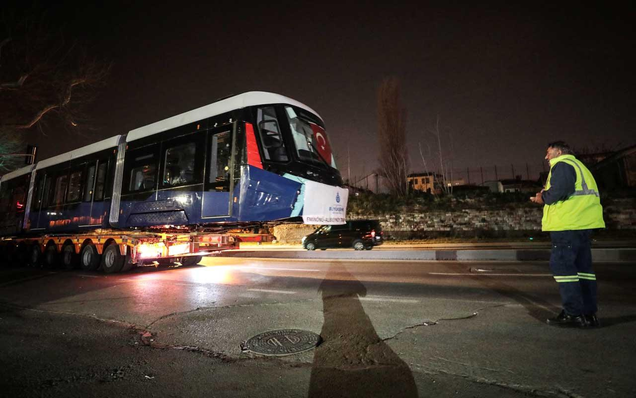 Eminönü-Alibeyköy tramvay hattında test sürüşü başlıyor