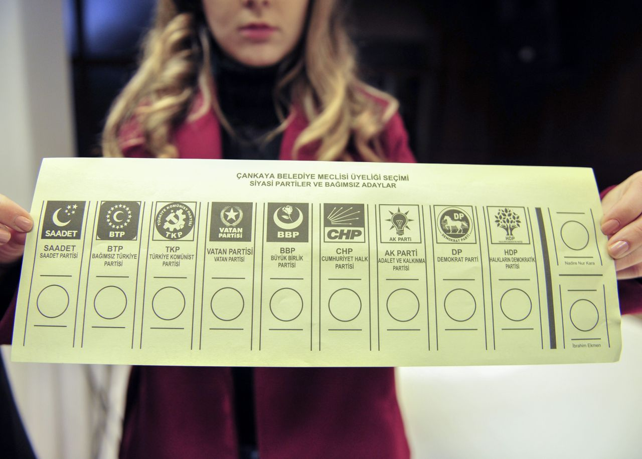 31 Mart yerel seçimlerinde kullanılacak oy pusulaları böyle olacak