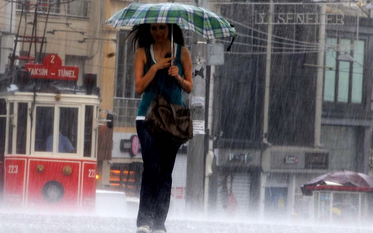 Meteoroloji'den İstanbul ve Trakya için sağanak yağış uyarısı