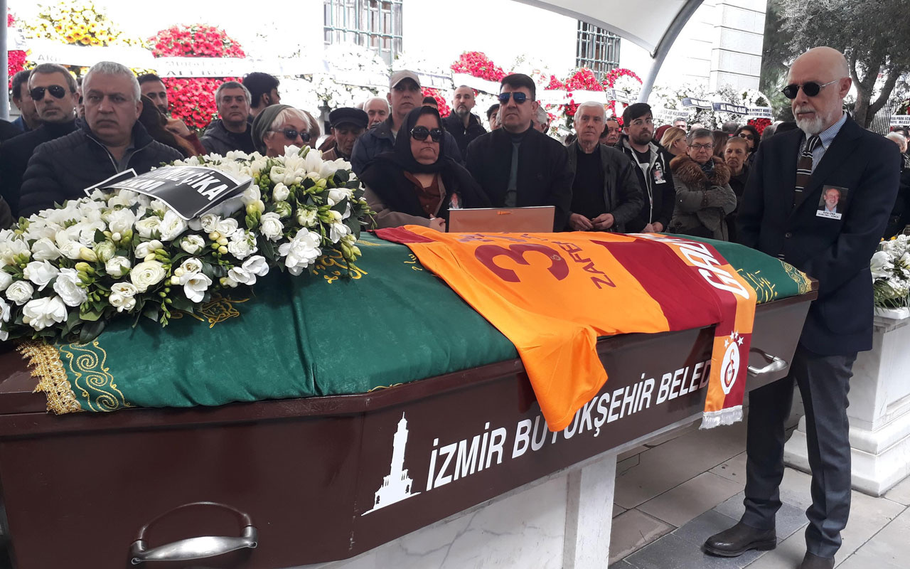 Demet Akbağ'ın eşi Zafer Çika'nın cenazesi Çeşme'ye uğurlandı