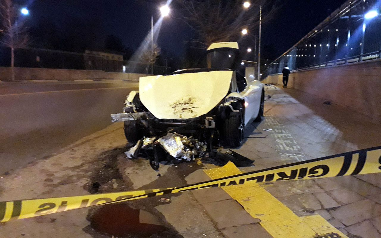 Ankara'da ölümlü kazaya karışan lüks otomobil sürücü yakalandı