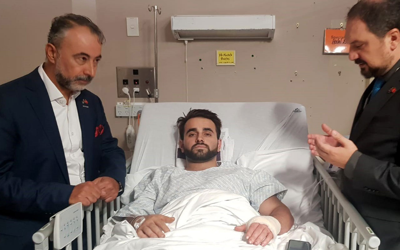 Yeni Zelanda’daki yaralı Türk saldırıdan saniyeler sonra görüntülendi