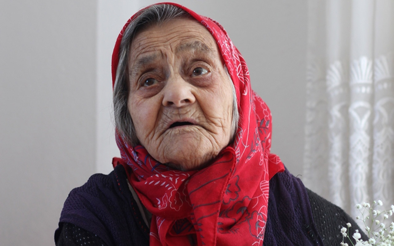 107 yaşında doğum günü kutlanan Feriye nine uzun yaşamın sırrını söyledi
