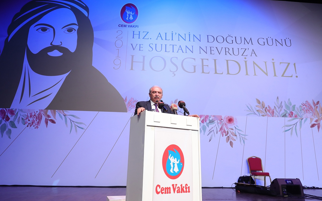 Başkan Uysal, Cem Vakfının düzenlediği “Hz. Ali’nin Doğumu ve Sultan Nevruz Bayramı” programına katıldı