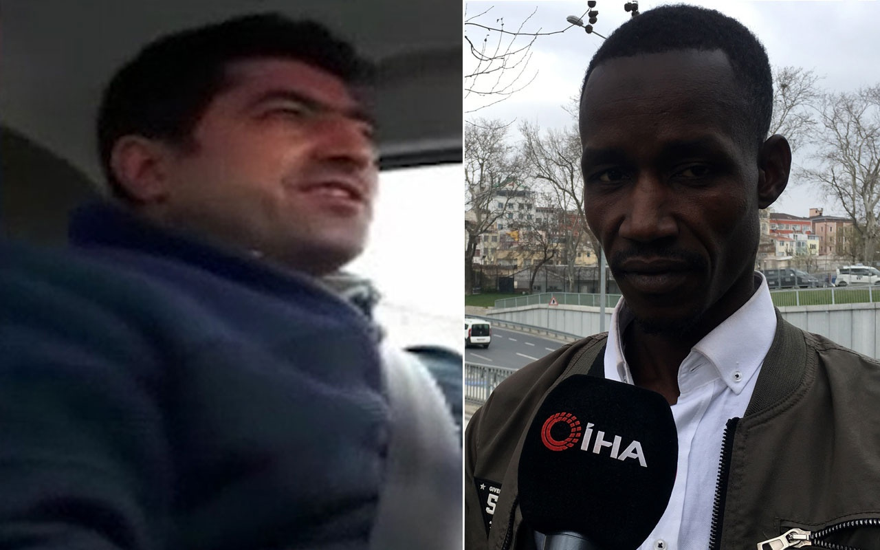Taksiciden Senegalli turiste skandal sözler: Sen terörist misin?