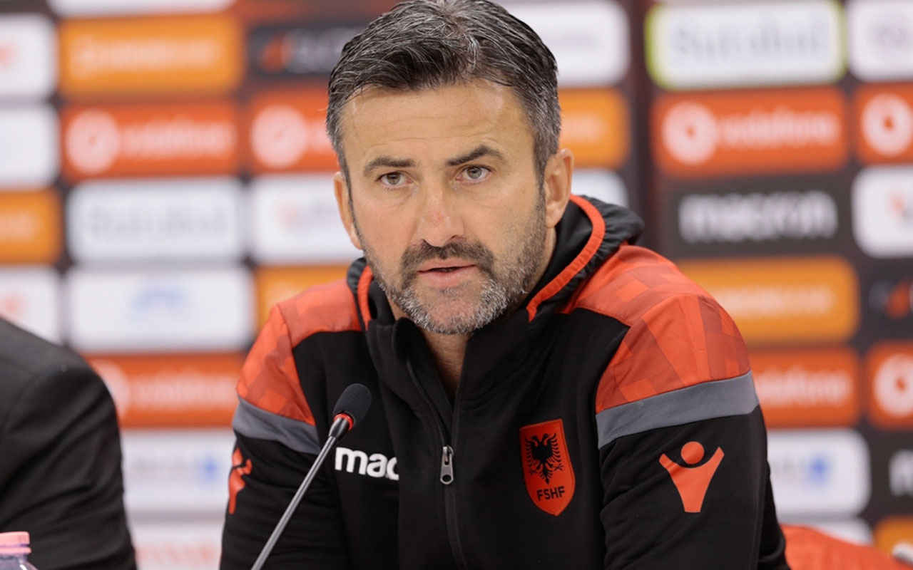 Arnavutluk teknik direktörünün maç sonu istifa açıklaması