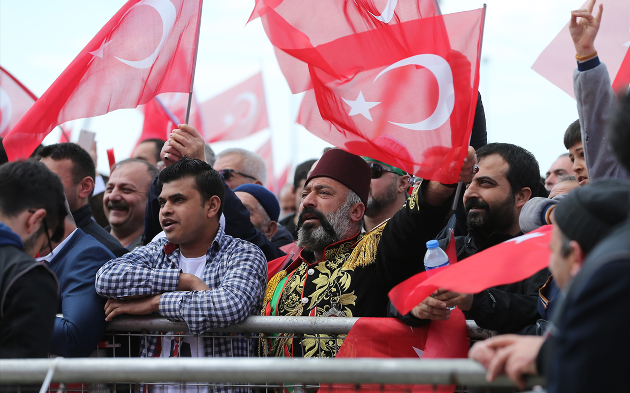 Yenikapı'daki dev mitingden renkli görüntüler