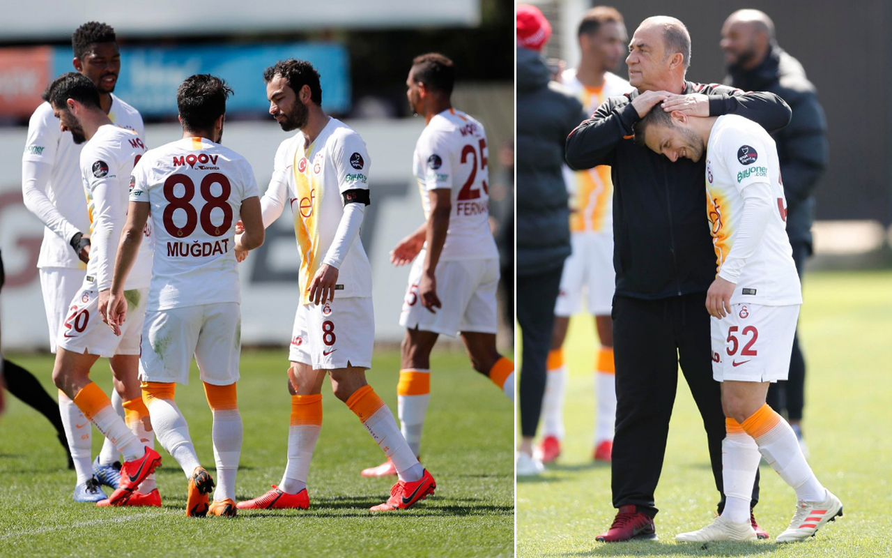 Galatasaray'dan 3 gollü prova