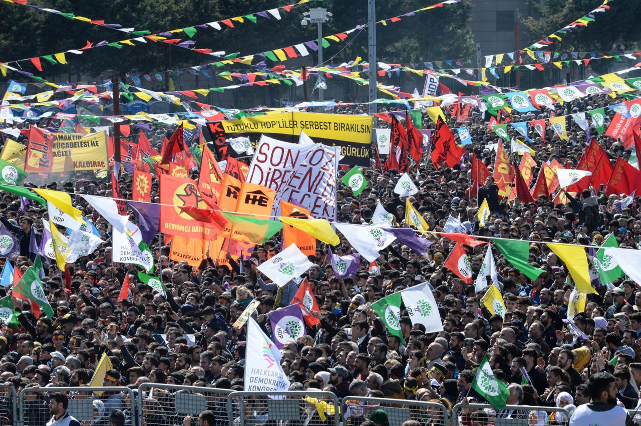 Bakırköy'deki nevruz kutlamasından görüntüler