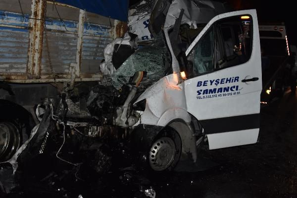 Konya'da feci kaza: Çok sayıda ölü ve yaralı var!