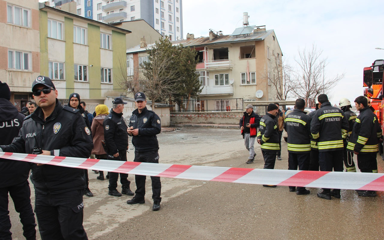 Erzurum'da bir evde patlama! 2 Afgan yaralandı