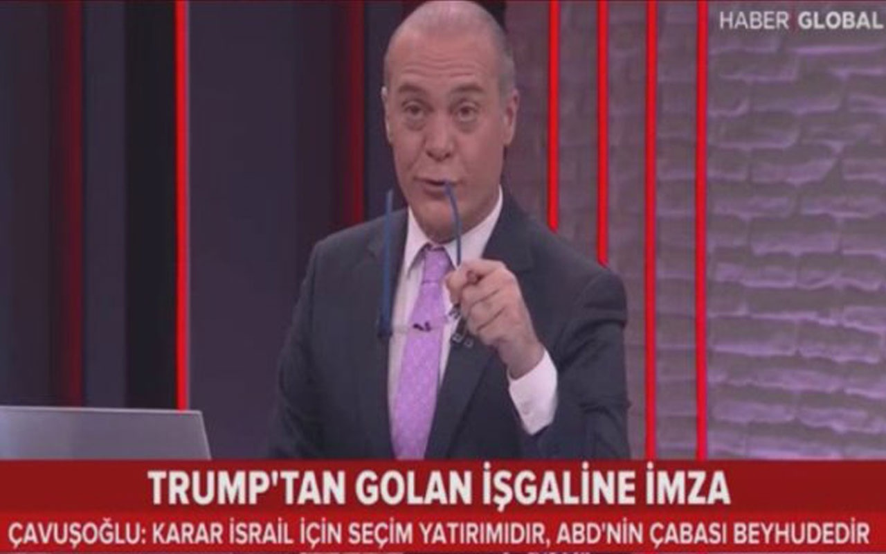 Haber Global spikeri yayına sarhoş mu çıktı Erhan Ertürk'ün olay görüntüleri
