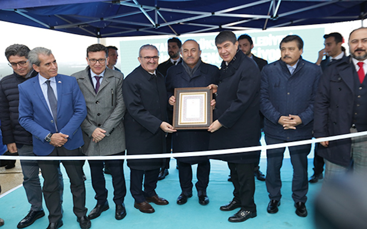 Finike Öğrenci Pansiyonu’nu Dışişleri Bakanı Çavuşoğlu açtı