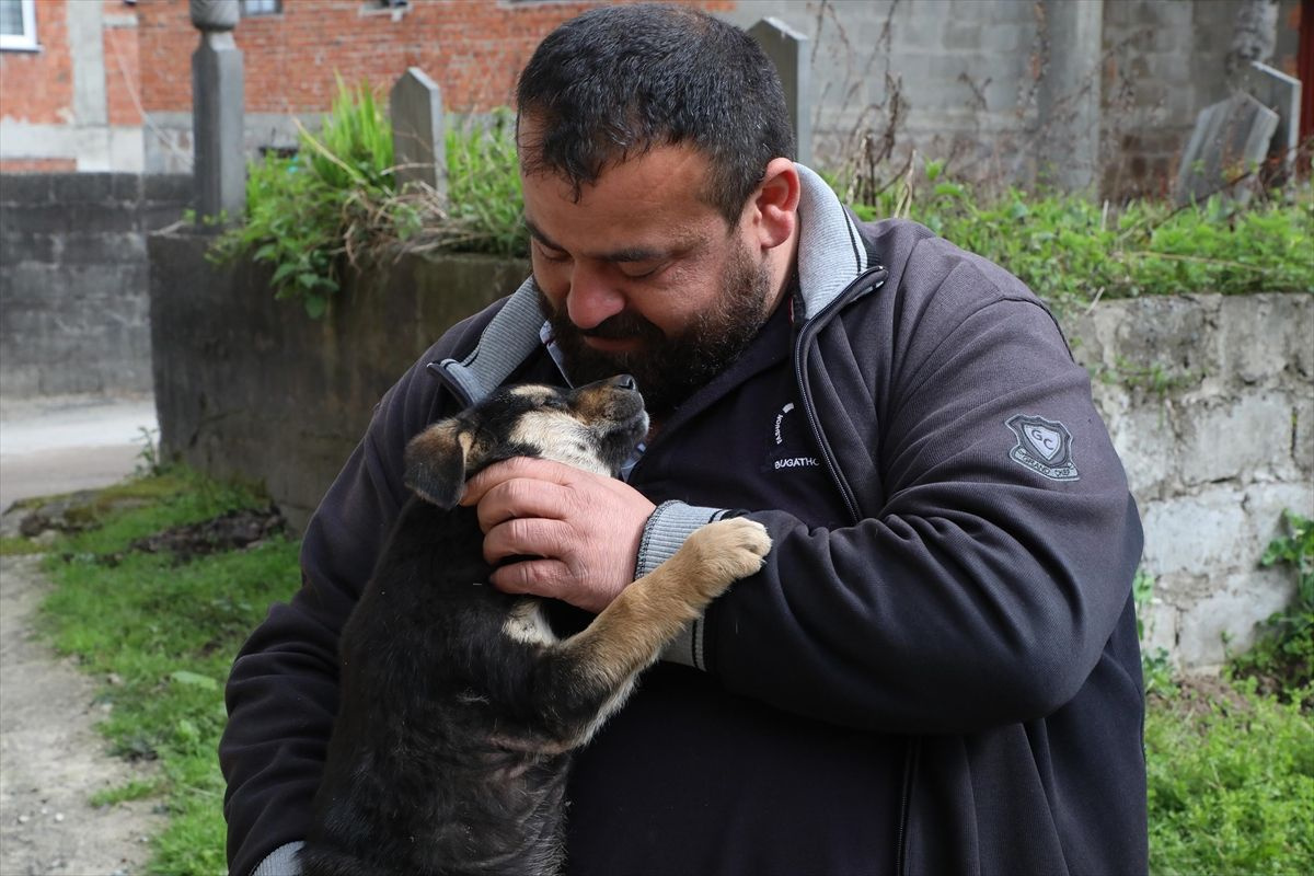 Rize'de köpeğe suni teneffüs yapan vatandaş konuştu