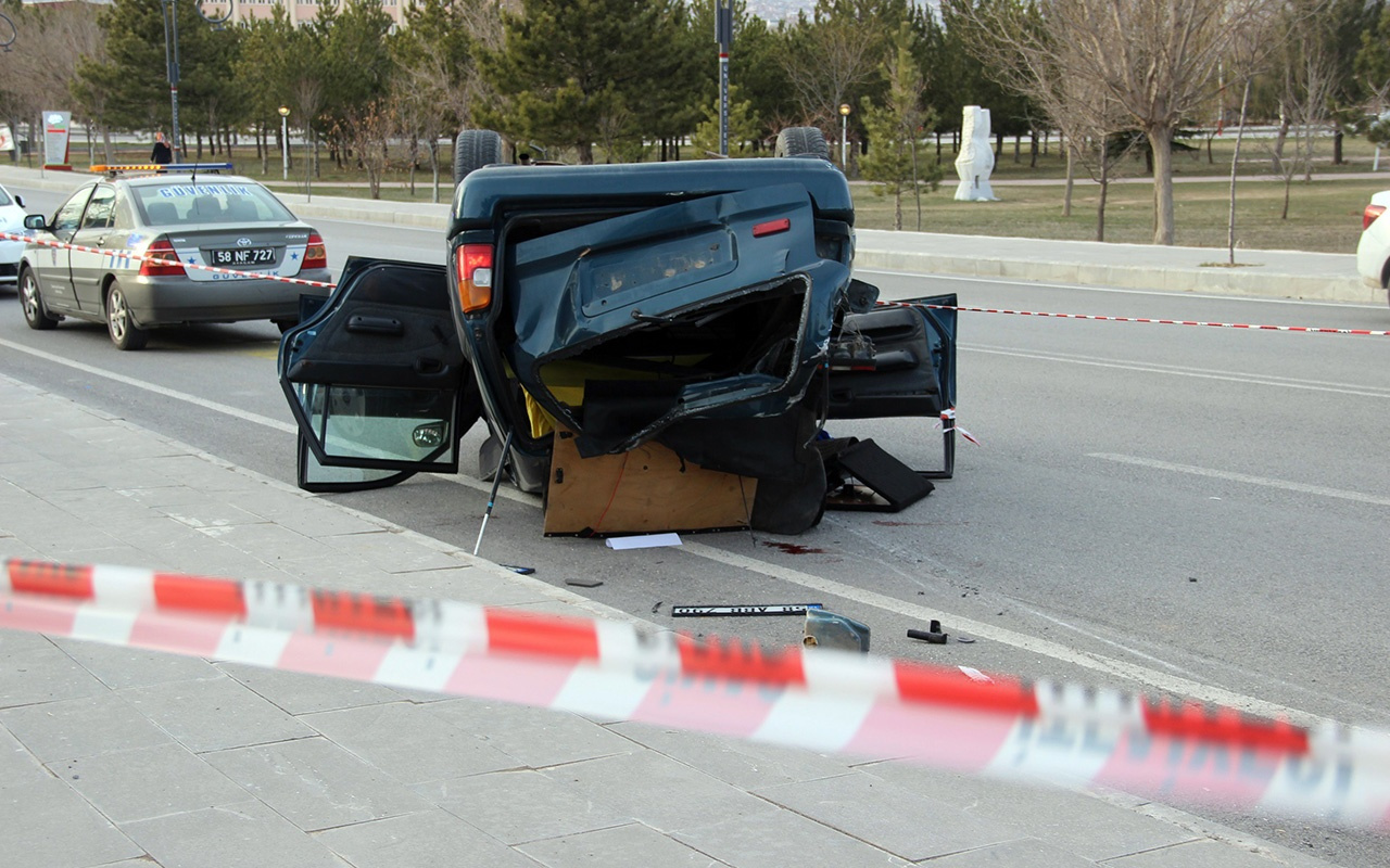 Sivas'ta üniversite kampüsü içerisinde yarış faciası: 1 ölü 3 yaralı
