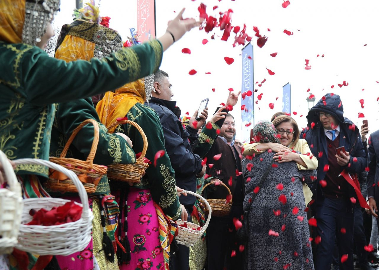 Gaziantep'te Fatma Şahin coşkusu yaşanıyor