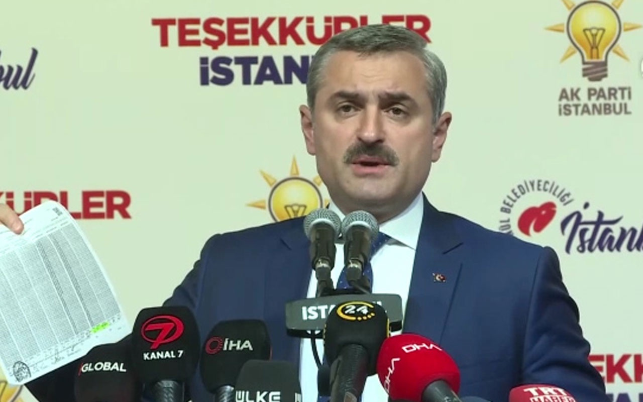 AK Parti İstanbul İl Başkanı Bayram Şenocak'ın açıklaması