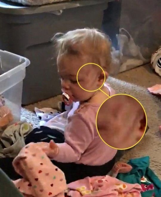 Bebek kamerasında dehşete düşüren hayalet görüntü! Annesi gözlerine inanamadı!
