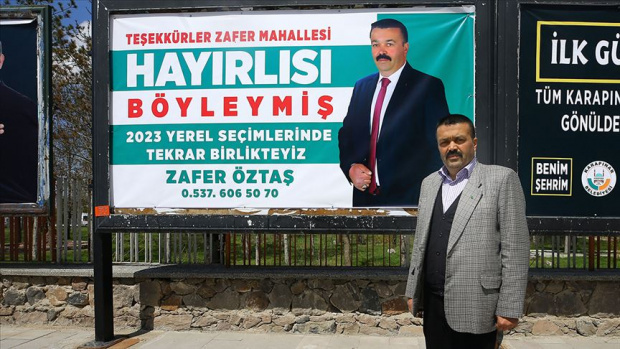 Konya Karapinar Da Secimi Kaybeden Adaydan Billboardli Tesekkur Internet Haber