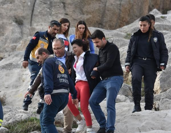 Van'da Suriyeli kız kayalıklarda intihar girişiminde bulundu