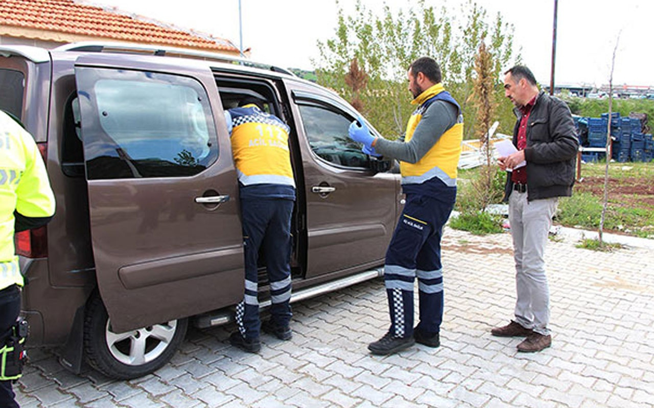 Park halindeki aracında ölü bulundu