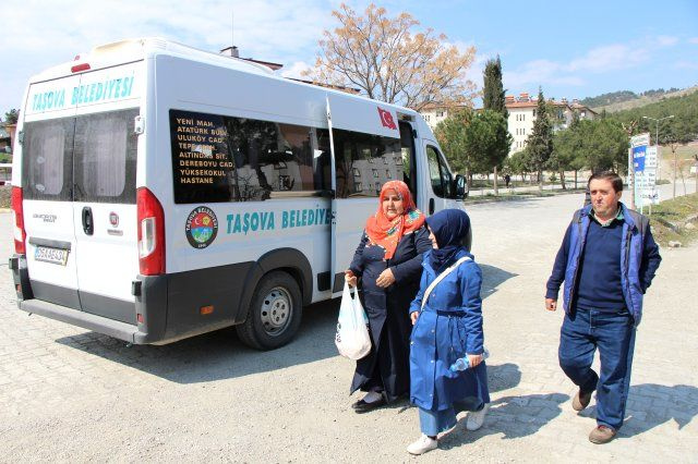 Seçimlerle alakası yok Bu belediye minibüsünde para geçmiyor