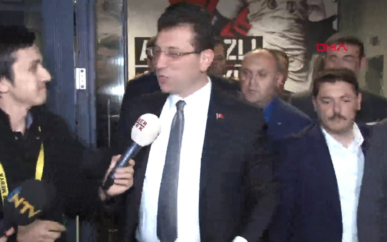 Ekrem İmamoğlu, Beşiktaş - Medipol Başakşehir maçını izledi