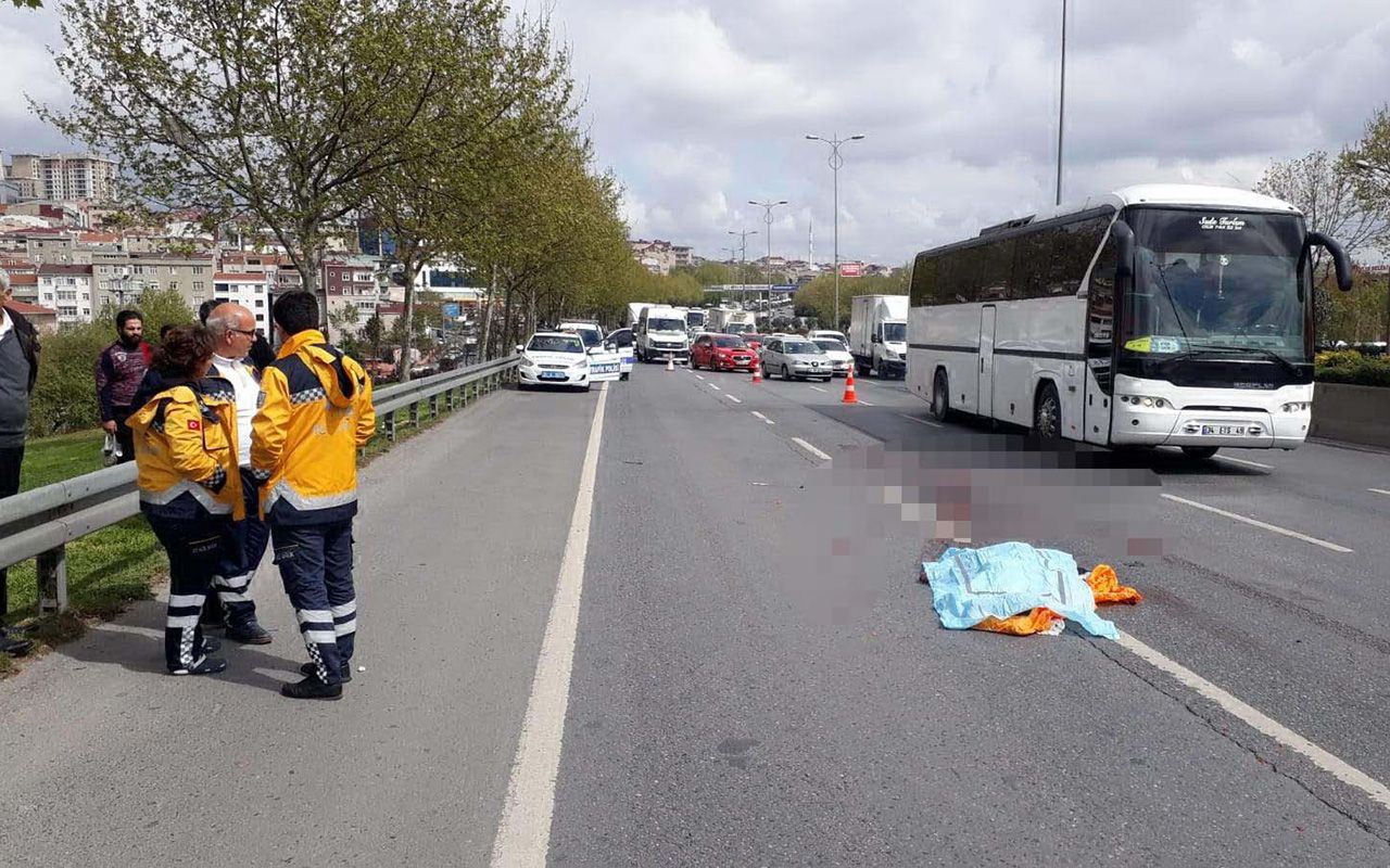 İstanbul'da korkunç kaza! Yaya geçidini kullanmayınca...